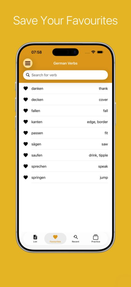 German Verb Conjugator Pro 4.4.0 Screenshot