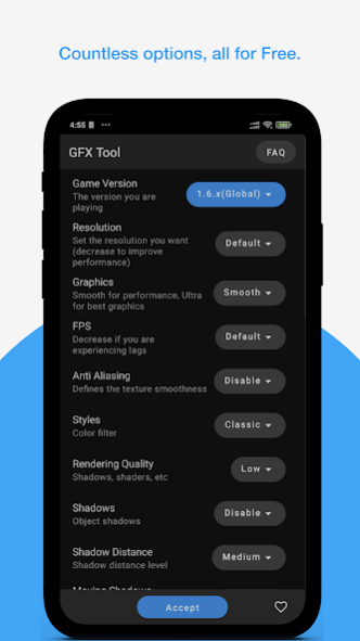 GFX Tool - Game Booster 2.4.0 Screenshot