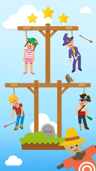 Review Screenshot - Bow Game – Rescue People from the Gallows