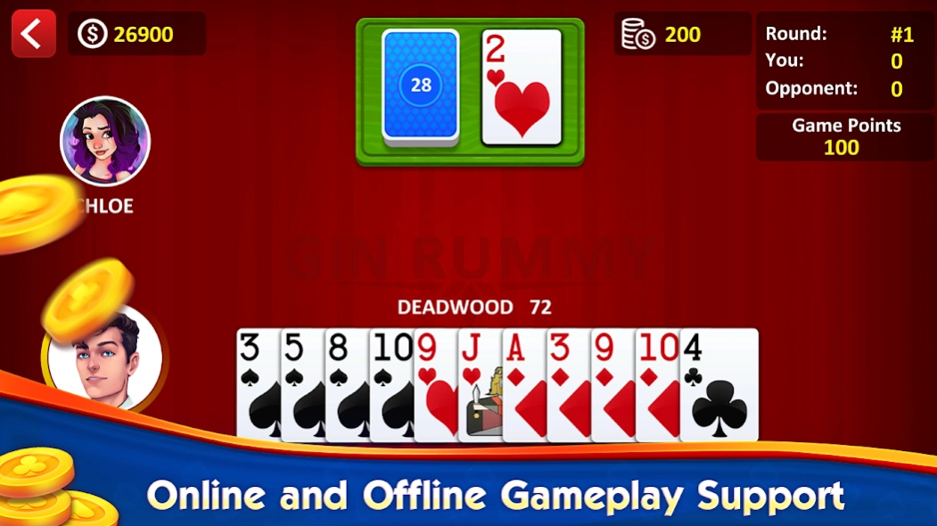 Gin Rummy 7.8 Screenshot