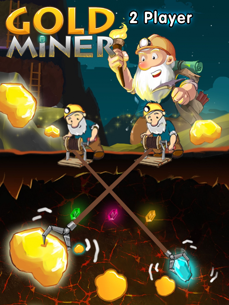 Two Player Gold Miner Review - Two Player Games