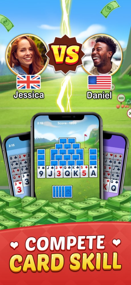 Golf Solitaire: Win Real Money 1.1.0 Screenshot