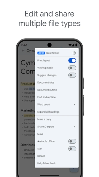 Google Docs 1.26.021.01.90 Screenshot