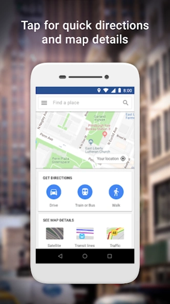 Review Screenshot - Navigation App – Alternative to Google Maps for Low-Memory Phones