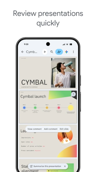 Review Screenshot - Create Presentations on the Move