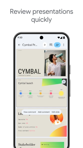 Review Screenshot - Create Presentations on the Move