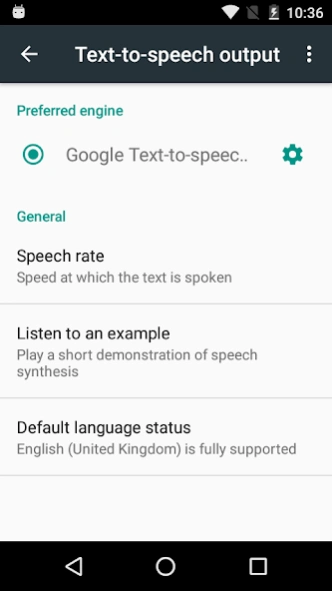 Review Screenshot - Text-to-Speech App – Listen to Texts Instead of Reading Them