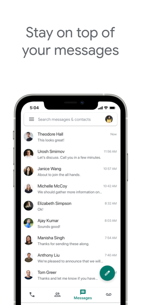 Google Voice 25.38 Screenshot