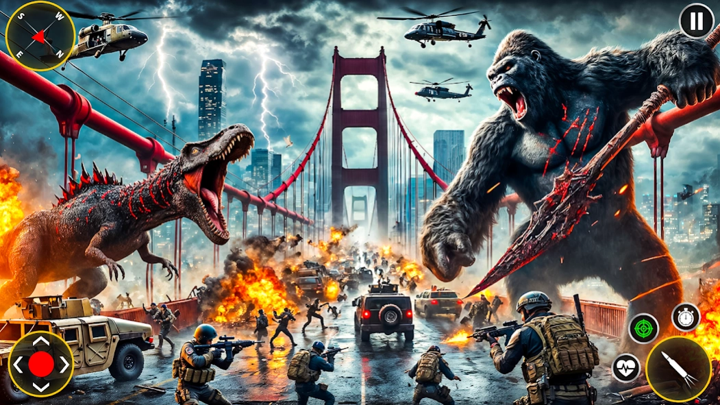 Wild Gorilla City Attack 1.0.49 Screenshot