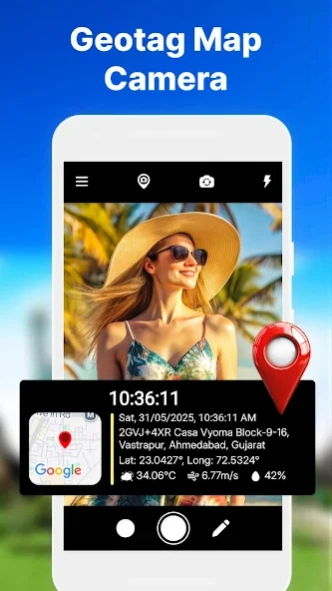 GPS Map Camera: Geotag Photo Screenshot