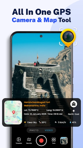GPS Camera - Track GPS & Maps Screenshot