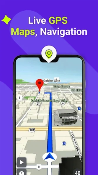 Review Screenshot - GPS Map App – Reach Any Destination Safely and Quickly