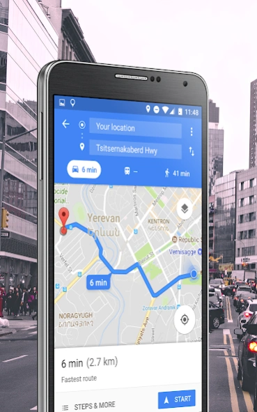 GPS Route Finder- Navigation 1.7.0 Screenshot