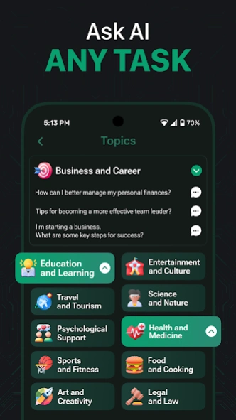 AI Chat 4 & Ask AI Chatbot GPT 20.0 Screenshot