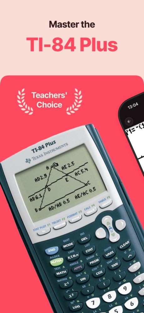 TI 84 Graphing Calculator Man. 2.0.1 Screenshot
