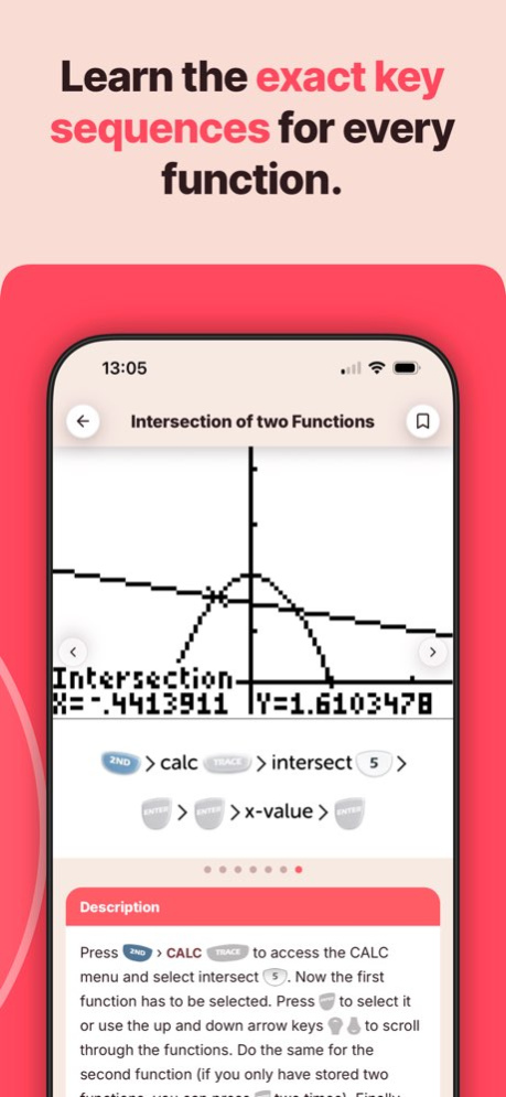 TI 84 Graphing Calculator Man. 2.0.1 Screenshot