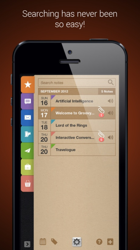 Groovy Notes | Organizer Diary 1.5 Screenshot