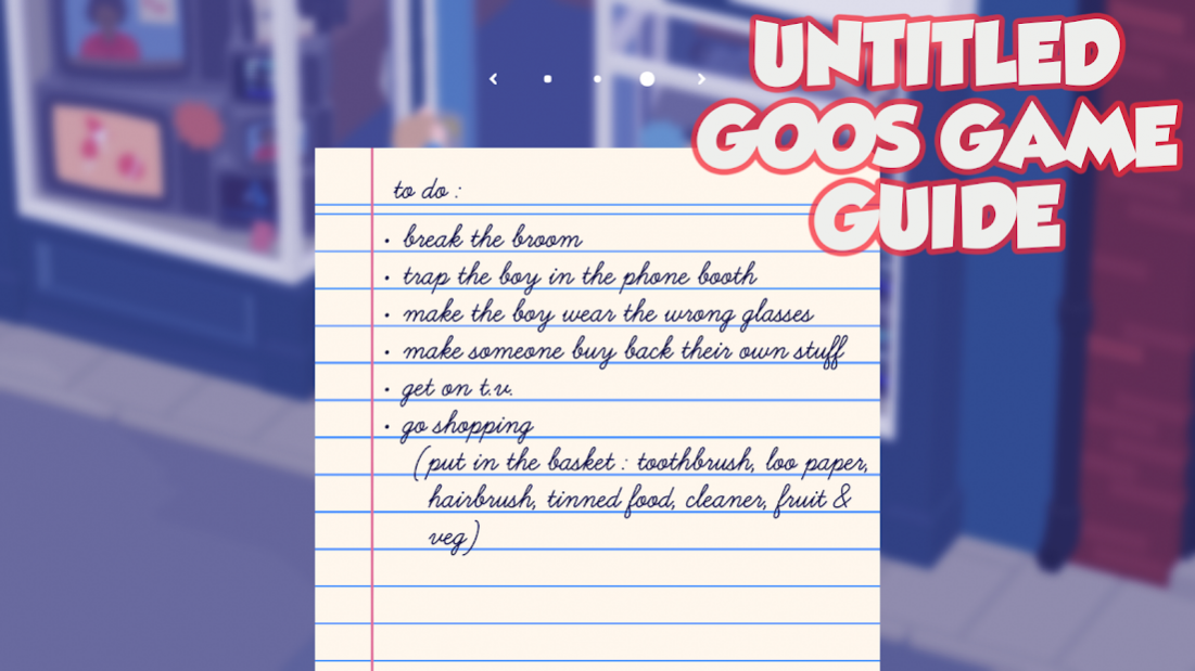 About: Guide Untitled Goose game free (Google Play version)