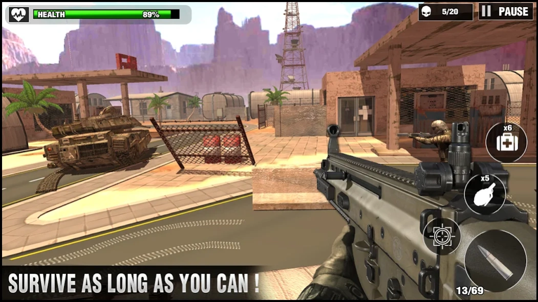 Battle Survival Shooting Games 1.0.19 Screenshot