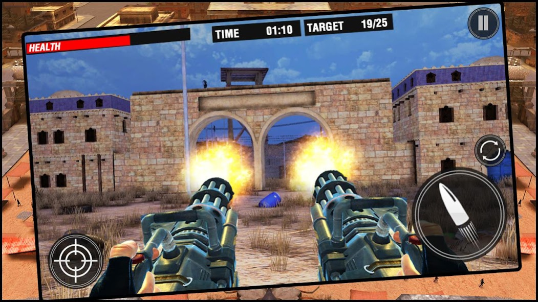 Gun simulator : War Guns Game Screenshot