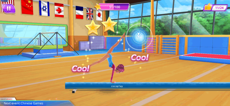 Review Screenshot - Gymnastics Game – Your Chance to Become a Gymnastics Superstar