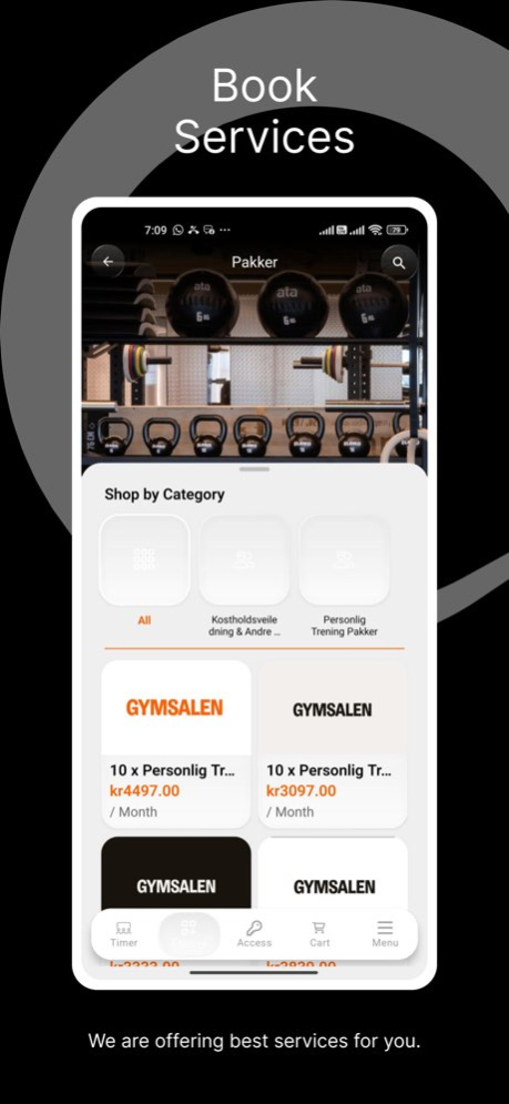 Gymsalen 1.3.1 Screenshot