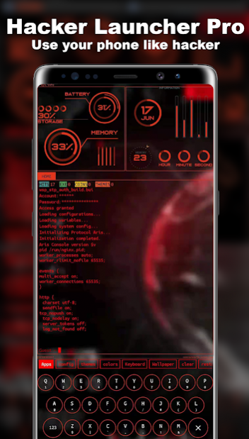 download hacker launcher for android