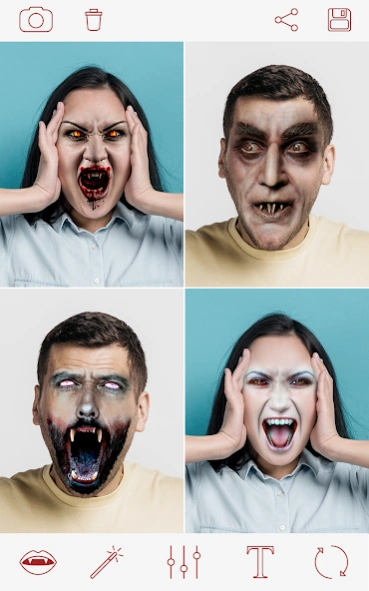 Halloween Vampire Makeup Screenshot
