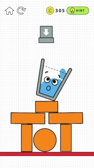 Review Screenshot - Puzzle Game – Can You Fill Up the Glass?