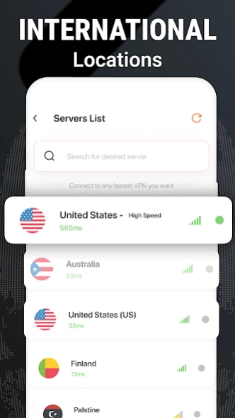 Heat VPN Proxy Master VPN App 15.0 Screenshot