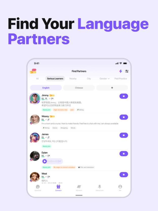 HelloTalk - Language Learning 6.0.71 Captures 2