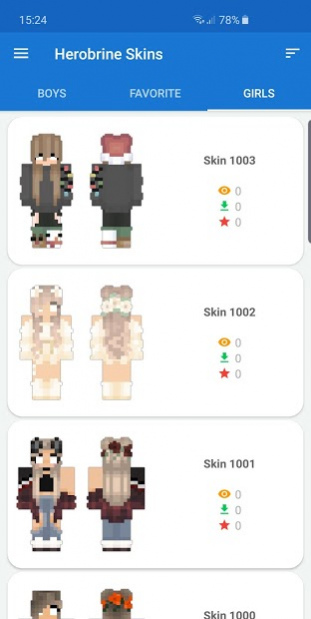 Entity 303 Herobrine Skins 2.0.1 Free Download