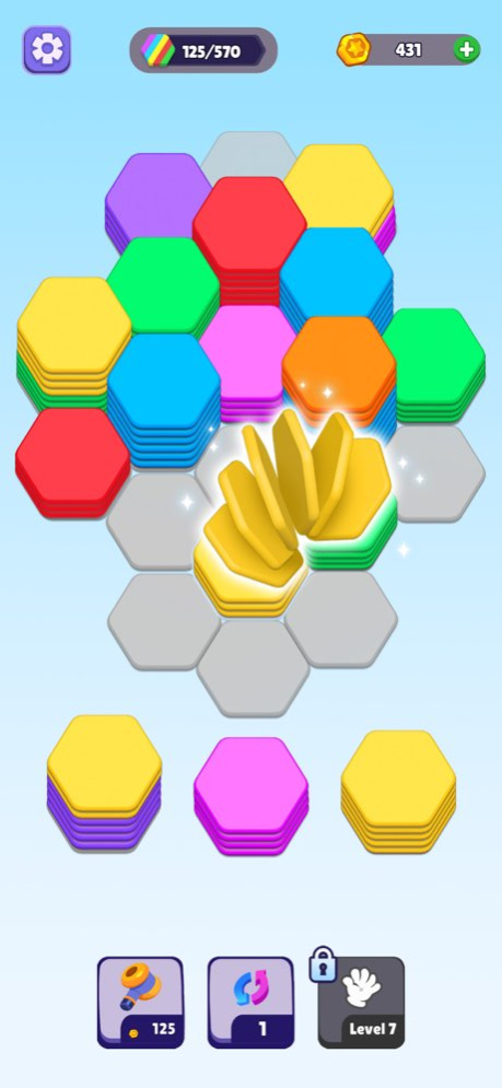 Hexa Color Sorting Puzzle 2.3.4 Screenshot