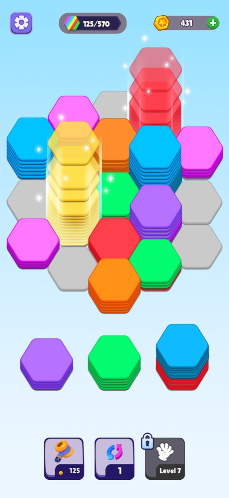 Hexa Color Sorting Puzzle 2.3.4 Screenshot