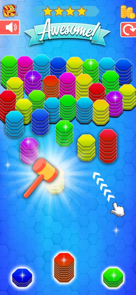 Hexa Sort Merge Puzzle Game 3D 1.0.5 Screenshot
