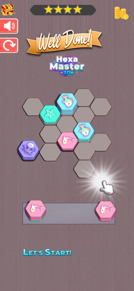 Hexa Sort Merge Puzzle Game 3D 1.0.5 Screenshot
