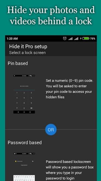 Review Screenshot - Hide Pictures from Prying Eyes