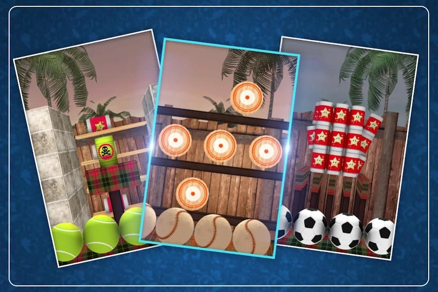 Hit & Knock Down : Tin Cans 3D 2.2 Screenshot