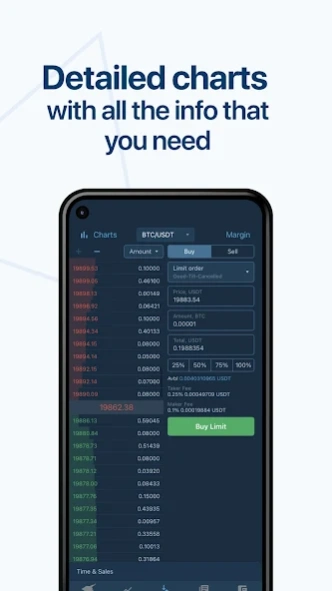 HitBTC cryptocurrency exchange 3.3.5 Screenshot