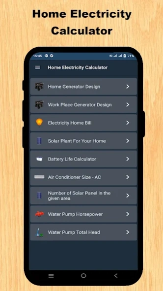 Home Electricity Calculator 17 Screenshot