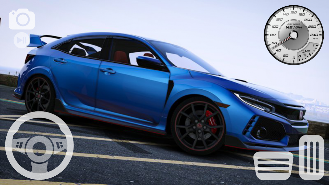 Honda Civic Type R Learn Car Driving Free Download