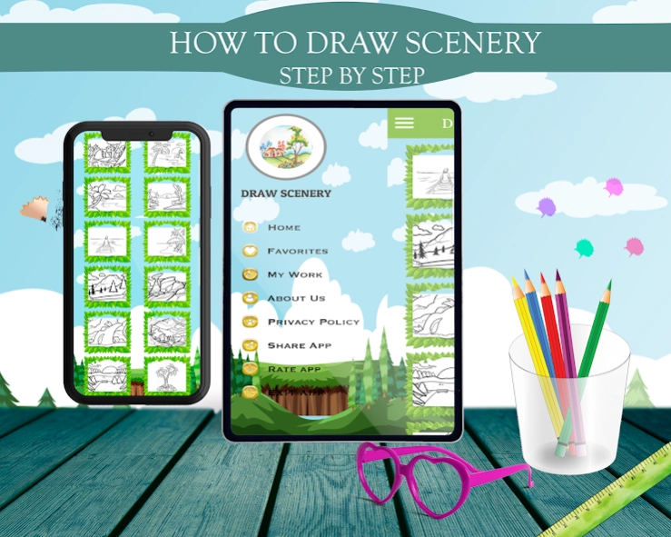 How to Draw Scenery 1.0 Screenshot