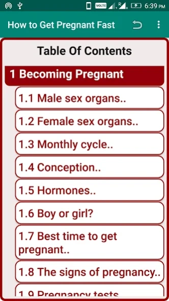 How to Get Pregnant Fast 1.1.1.3 Screenshot