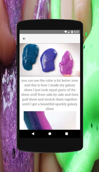 Make Slime without Glue, borax Screenshot