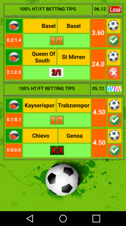free tips ht ft
