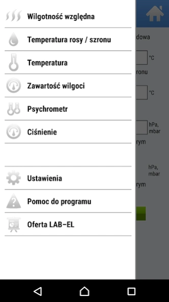HUMIDITY CALCULATOR LAB-EL Screenshot
