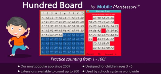 Hundred Board -Montessori Math 7.4 Screenshot