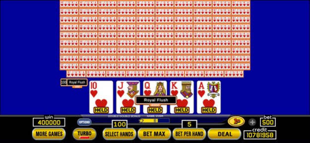 Hundred Play Draw Poker 1.20.0 Screenshot