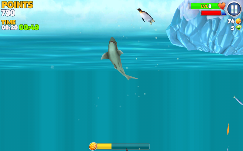Hungry Shark Attack - Fish Games Shark World Shark Evolution Shark