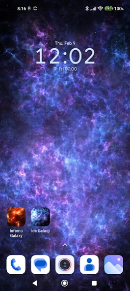 Review Screenshot - A Soothing Galaxy Wallpaper